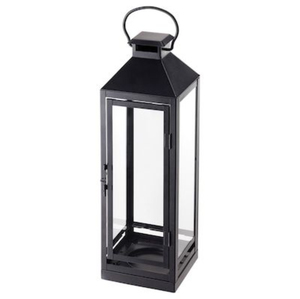 Fabulous Look Metal Clear Glass Candle <b>Lanterns</b> Black Finished Home Wedding Garden Decorative Hanging <b>Lantern</b> <b>Sets</b> - Product Image 5