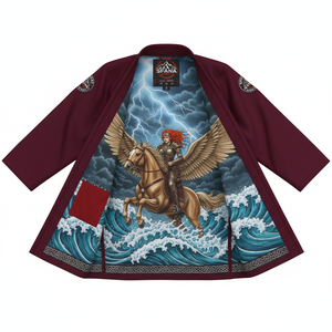 Kimono de Jiu-Jitsu Brésilien en Coton 100% de Haute Qualité, Tissage Perlé, pour Hommes et Femmes, Durable pour l'Entraînement, 400g, OEM - Product Image 3