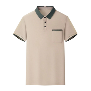 Nueva Llegada: Camiseta Polo para Hombre, Mezcla de Algodón Suave, Informal, Verano, Personalizable con Marca, Fabricante OEM al por Mayor - Product Image 1