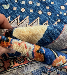 Tapis noué à la main de haute qualité en laine, avec motifs et broderies, pour salon et chambre à coucher - Product Image 4