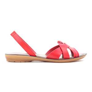 Maroon Casual <b>Heeled</b> <b>Sandals</b> Softy CL5213 - Product Image 3