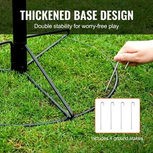 Attrezzatura portatile per canestro da Golf con disco in acciaio pesante a 24 catene per campi pratica Indoor & Outdoor - Product Image 4