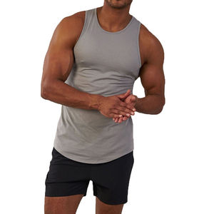 Nueva Camiseta Deportiva Personalizada de Moda, 100% Algodón Ecológico, Secado Rápido, Transpirable, para Hombre, para Entrenamiento, Yoga, Venta al Por Mayor - Product Image 1
