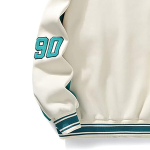 Blank Varsity <b>Jackets</b> Custom logo Plain Letter Man Varsity <b>Jacket</b> for Men Solid Blue Varsity <b>Jacket</b> Men Embroider Patch <b>Jacket</b> - Product Image 4
