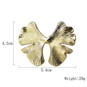 แหวนรองผ้าเช็ดปากโลหะดีไซน์เนอร์สำหรับตกแต่งโต๊ะอาหาร อุปกรณ์เสริมสำหรับรับประทานอาหารที่หรูหราสำหรับโรงแรมและร้านอาหาร - Product Image 6