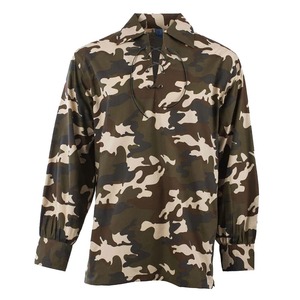 Camisas Medievales de Algodón y Lino para Hombre, Blusa Pirata Renacentista, Tops Escoceses Ghillie, Túnica de Mercenario, Ropa Étnica, Ropa Vikinga - Product Image 1