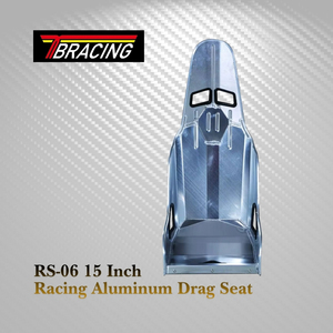 เบาะรถแข่งอะลูมิเนียมขนาด 15 นิ้ว แบบ Drag Seat กว้าง 15 นิ้ว  รับสั่งทำสีตามต้องการ บริการ OEM ODM พร้อมโลโก้ สำหรับรถสมรรถนะสูง - Product Image 1