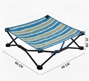 Lit pour animaux de compagnie pour chiens de taille moyenne et grande, lit pour chien pliable et portable, pas d'assemblage nécessaire, support en acier robuste - Product Image 4