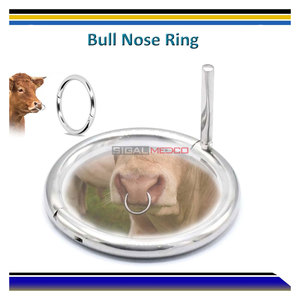 Anillo Nasal para Ganado Vacuno, Anillo de Perforación Nasal Tradicional para Ganado, Equipo de Control de Animales de Granja, Anillo Nasal de Metal Resistente - Product Image 2