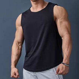 Fabricant OEM de débardeurs pour hommes sur mesure, fournisseur en gros de marques privées, production en vrac, tissu stringer de gym à haute élasticité - Product Image 3