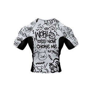 Real Strong Men BJJ Rush Guard Rashguard-High Quality Nylon/Cotton Sportswear with Customizable Options - Product Image 6