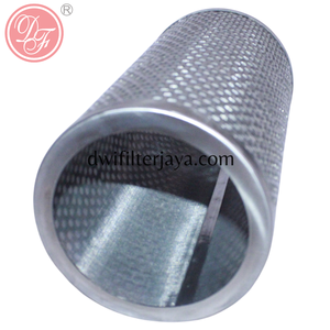 Cartouche filtrante en acier inoxydable 304 316 avec bord enveloppé / Filtre tissé perforé pour la purification et l'élimination de la poussière / Tube filtrant - Product Image 5