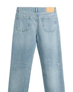 High Quality Custom <b>Men's</b> <b>Baggy</b> Jeans Solid Pattern Vintage Style Trousers with Drawstring Closure <b>Mens</b> Denim Pants Casual Style - Product Image 4