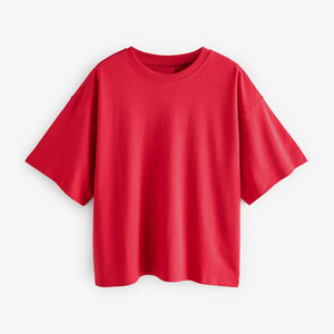 เสื้อยืดโอเวอร์ไซส์ผู้หญิงใส่สบาย ระบายอากาศดี เหมาะกับฤดูร้อน ผ้าฝ้าย 100% สไตล์ลำลอง สตรีทแวร์ - Product Image 1