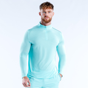 เสื้อวิ่งผู้ชายขายดี แห้งเร็ว 100% โพลีเอสเตอร์ เสื้อยิมผู้ชาย ยอดนิยม เสื้อออกกำลังกายรัดรูป - Product Image 1