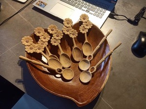 Eco Friendly Wooden Spoon Set Natural Finish OEM Branding Bulk Production - Product Image 6