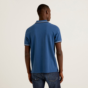 Camiseta Polo Personalizada de Algodón 100% con Cuello Camisero y Combinación de Colores, Ropa Casual para Hombre, Gran Venta - Product Image 4