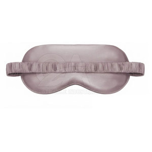 Masque de sommeil élégant en soie biologique, tissu lisse, occultant, bande réglable, personnalisable, accessoire de voyage, vente en gros - Product Image 4
