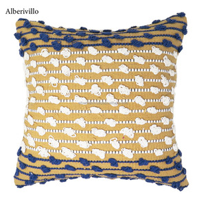 Funda de cojín de sofá hecha a mano, Bohemia, rubor, Rosa - Product Image 4