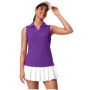Camisetas Deportivas de Secado Rápido de Alta Calidad para Mujer, Camisetas de Tenis, Golf, Deportes al Aire Libre, Camisetas sin Mangas de Bádminton, Camisetas Polo - Product Image 5