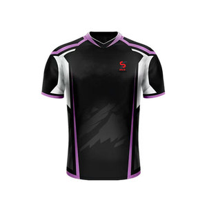 Comfortable Men's Sports Jerseys Short Sleeve Front Logo Moisture-Wicking UV Protection Breathable for <b>Table</b> <b>Tennis</b> & Badminton - Product Image 1