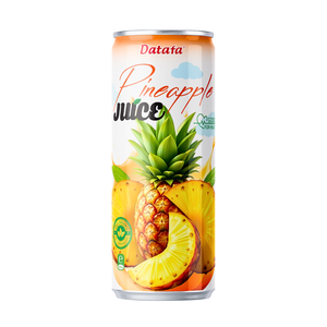 Bebidas OEM/ODM, Lata Delgada de 320 ml, Jugo de Piña, Marca Privada, Jugo de Frutas y Vegetales - Product Image 1