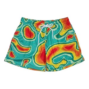 Men Casual Lace Breathable Eco-Friendly Waterproof Quick Dry Lightweight Running Shorts Mesh 100% Cotton Custom Logo Wholesale - Product Image 4
