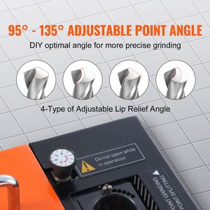 Affilatore Regolabile per Frese a Denti Lisci da 20mm con Punte a 95 e 135 Gradi, Affilatrici Elettriche - Product Image 3