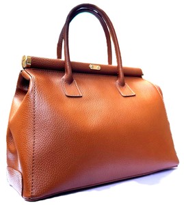 Royaa Handmade Leather <b>Bags</b> for Women, Elegant Leather Tote with Lock and Key Leather Laptop Tote <b>Bag</b> Waterproof 15 Inch <b>Work</b> - Product Image 1