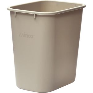 Cestino per Rifiuti da 7 Galloni in Beige per Uso Domestico e Ufficio - Product Image 1