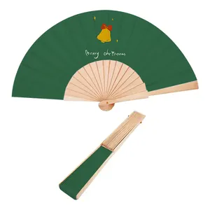 Chinese Hand-Held Fan Houten Vouw Fans Geurend Huwelijksfeest Cadeau Gepersonaliseerde Bamboe Fan Met Namen En Trouwdatum