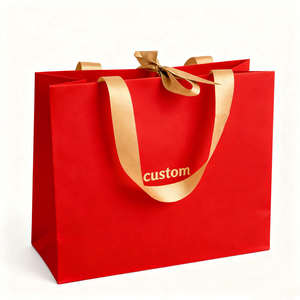 Sacs en papier kraft haut de gamme pour sacs à main personnalisés, vêtements, cosmétiques, shopping, artisanat, bougies et emballages cadeaux. - Product Image 1