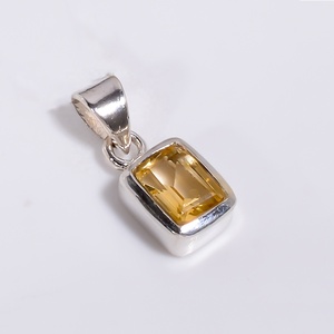 Colgante de Plata de Ley 925 con caja, collar de cadena, joyería de piedras preciosas de amatista cortada con pera, joyería de plata hecha a mano de Exportador - Product Image 4