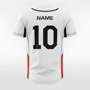 Camiseta de Béisbol Unisex Personalizable con Botones, Resistente al Viento, Tallas Grandes, con Logotipo Personalizado - Product Image 3