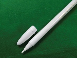 Stylo de marquage pour broderie effaçable à l'eau HC0051, garantie de qualité, bleu, soluble dans l'eau, plastique pour vêtements et quilting - Product Image 3