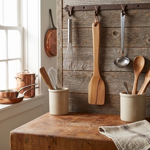 Espátula de Madera de Teca de Grado Alimenticio, Cuadrada, Color Marrón Claro Natural, Duradera, Ecológica, Utensilio de Cocina Hecho a Mano, Antiadherente - Product Image 3