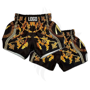 Pantalones Cortos de Artes Marciales Mixtas (MMA), Muay Thai, Boxeo y Karate Unisex para Adultos, Personalizables, Elásticos, 100% Poliéster, Ligeros y Transpirables - Product Image 3