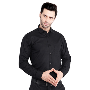 Chemise décontractée et habillée en popeline 100 % coton personnalisée pour homme, coupe ajustée, manches longues, pour le bureau, infroissable, respirante, de luxe - Product Image 2