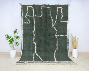 NOUVEAU Tapis en laine noué à la main, style marocain luxueux, tapis minimaliste fait main pour salon et chambre, prix de gros - Product Image 5