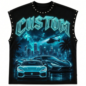 Camiseta sin mangas personalizada con impresión DTG, 100% algodón jersey, material de primera calidad, estilo casual y urbano, unisex, cómoda de llevar. - Product Image 1
