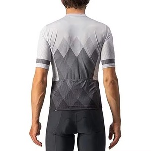 Maillot de cyclisme extensible 4 directions de haute qualité pour hommes, prix de gros, impression par sublimation personnalisée, nom du joueur de l'équipe - Product Image 2