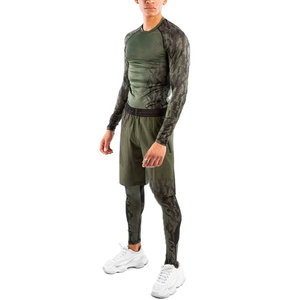 2026 High Quality Customized Sublimated Compression Shirts Surfing Diving <b>Rash</b> <b>Guard</b> <b>BJJ</b> Uniforms Spandex/Polyester 220g - Product Image 3
