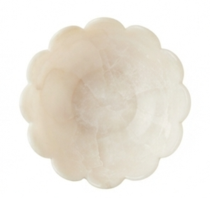 Cuenco Decorativo de Mármol Crema, Centro de Mesa de Piedra Natural Hecho a Mano, Elegante Adorno para Decoración del Hogar, Cocina y Sala de Estar - Product Image 2