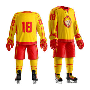 Sublimation Full Set Sport <b>Ice</b> Hockey Uniform for Team Quick Dry Cheap <b>Ice</b> Hockey Uniform OEM ODM Serviced High Quality Custom - Product Image 2