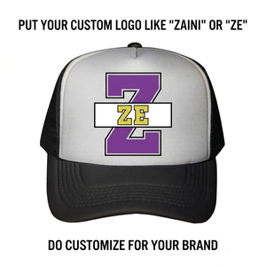 230 GSM Premium 100% Cotton Mesh Fabric Waterproof 5 Panel <b>White</b> <b>Black</b> Trucker <b>Hat</b> Custom Patch Embroidery Logo Beach Outdoor - Product Image 1