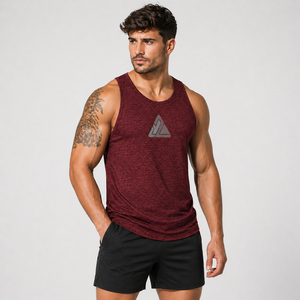 Camisetas de Tirantes para Fisicoculturismo, Entrenamiento Muscular, Gimnasio, Deportivas, de Poliéster, Secado Rápido, Transpirables, Precio Económico - Product Image 4
