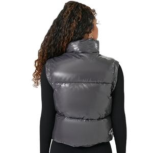 Vente directe usine – Nouveauté : Gilet d'hiver sans manches pour femme, personnalisé, en tricot matelassé, respirant, doublé laine, épais - Product Image 3