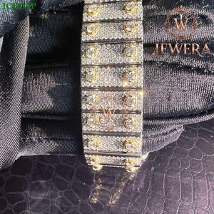 Reloj Mossinate de Lujo, Alta Calidad, Acero Inoxidable, Cristal, Diamantes, Movimiento Mecánico, Correa Ajustable, para Hombre y Mujer, Oficina, Fiesta - Product Image 3