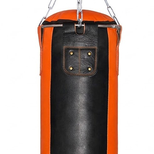 Sacs de frappe de boxe en cuir robustes pour hommes, pour entraînement MMA en salle de sport, vente en gros directe usine - Product Image 6