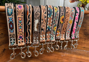 Nouvelle usine en gros personnalisé en cuir véritable formation pour animaux de compagnie trafic plomb véritable cuir de vachette laisse courte pour chien pour la formation à la marche - Product Image 6